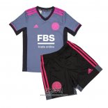 Tercera Camiseta Leicester City 2021-2022 Nino