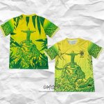 Camiseta Brasil Jesus 2025-2026 Amarillo Verde Tailandia