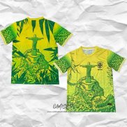 Camiseta Brasil Jesus 2025-2026 Amarillo Verde Tailandia