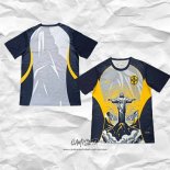 Camiseta Brasil Jesus 2026 Amarillo Tailandia Gris