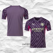 Camiseta Manchester City Portero 2023-2024 Purpura