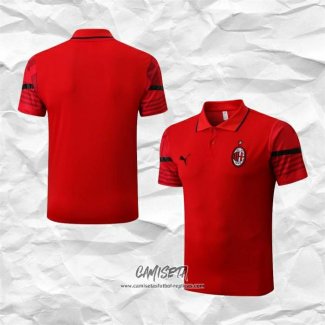 Camiseta Polo del AC Milan 2022-2023 Rojo