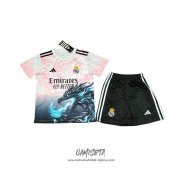 Camiseta Real Madrid Dragon 2025-2026 Nino Rosa