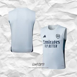 Camiseta de Entrenamiento Arsenal 2025-2026 Sin Mangas Gris