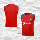 Camiseta de Entrenamiento Barcelona 2023-2024 Sin Mangas Rojo