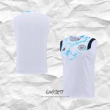 Camiseta de Entrenamiento Manchester City 2022-2023 Sin Mangas Blanco