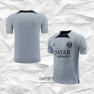 Camiseta de Entrenamiento Paris Saint-Germain Jordan 2022-2023 Gris