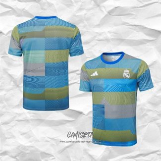 Camiseta de Entrenamiento Real Madrid 2025-2026 Azul Verde