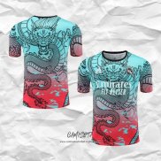 Camiseta de Entrenamiento Real Madrid Dragon 2024-2025 Verde y Rojo