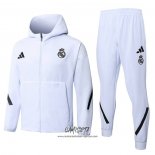 Chandal con Capucha del Real Madrid 2025-2026 Blanco