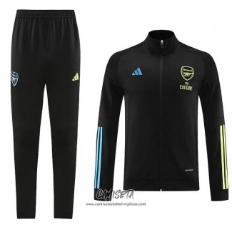 Chandal de Chaqueta del Arsenal 2023-2024 Negro