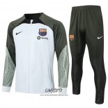 Chandal de Chaqueta del Barcelona 2023-2024 Nino Gris