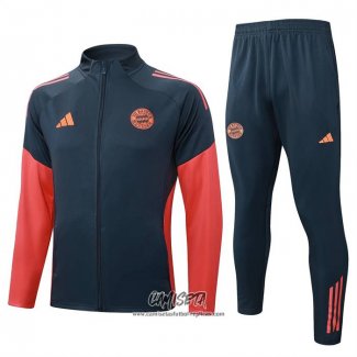 Chandal de Chaqueta del Bayern Munich 2025-2026 Nino Gris Naranja