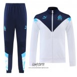 Chandal de Chaqueta del Olympique Marsella 2022-2023 Blanco