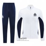 Chandal de Chaqueta del Olympique Marsella 2024-2025 Blanco