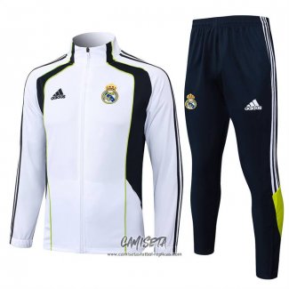 Chandal de Chaqueta del Real Madrid 2025-2026 Nino Blanco Negro