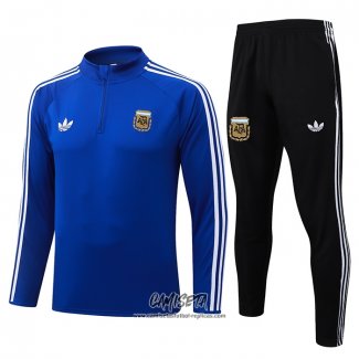 Chandal de Sudadera del Argentina 2026-2027 Nino Azul