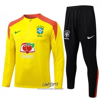 Chandal de Sudadera del Brasil 2025-2026 Amarillo