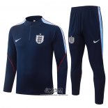 Chandal de Sudadera del Inglaterra 2026-2027 Nino Azul