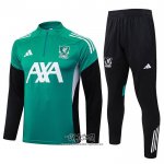 Chandal de Sudadera del Liverpool 2025-2026 Nino Verde Negro