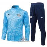 Chandal de Sudadera del Manchester City 2025-2026 Nino Azul