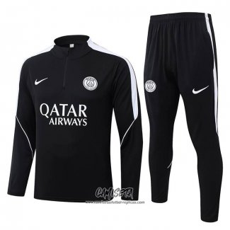 Chandal de Sudadera del Paris Saint-Germain 2026-2027 Nino Negro