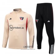 Chandal de Sudadera del Sao Paulo 2023-2024 Amarillo