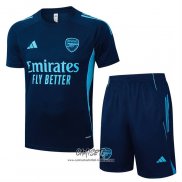 Chandal del Arsenal 2025-2026 Manga Corta Azul - Pantalon Corto