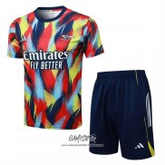 Chandal del Arsenal 2025-2026 Manga Corta - Pantalon Corto Multicolor