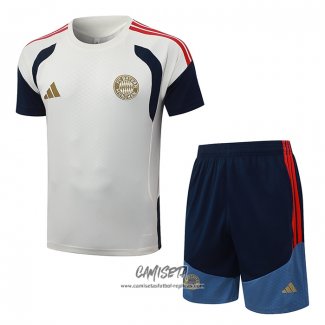 Chandal del Bayern Munich 2026-2027 Manga Corta Crema - Pantalon Corto