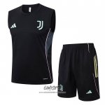 Chandal del Juventus 2025-2026 Sin Mangas Negro