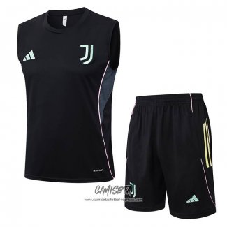 Chandal del Juventus 2025-2026 Sin Mangas Negro