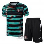 Chandal del Portugal 2025-2026 Manga Corta Verde - Pantalon Corto