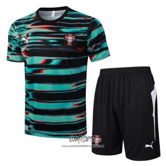 Chandal del Portugal 2025-2026 Manga Corta Verde - Pantalon Corto