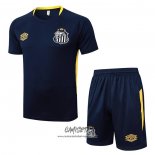 Chandal del Santos 2025-2026 Manga Corta Azul - Pantalon Corto