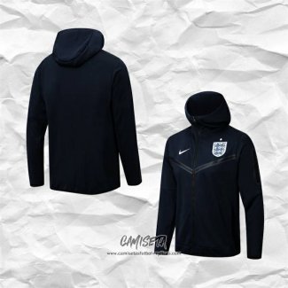 Chaqueta con Capucha del Inglaterra 2022-2023 Azul