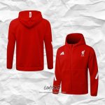 Chaqueta con Capucha del Liverpool 2025-2026 Rojo