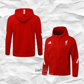 Chaqueta con Capucha del Liverpool 2025-2026 Rojo
