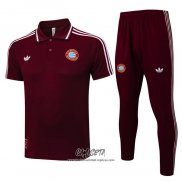 Conjunto Polo del Bayern Munich 2025-2026 Rojo