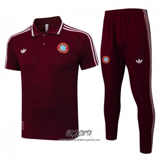 Conjunto Polo del Bayern Munich 2025-2026 Rojo