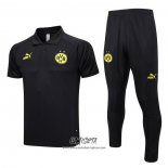 Conjunto Polo del Borussia Dortmund 2023-2024 Negro