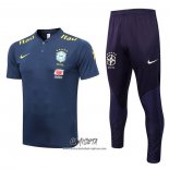 Conjunto Polo del Brasil 2022-2023 Azul