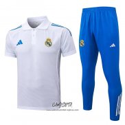 Conjunto Polo del Real Madrid 2025-2026 Azul Blanco
