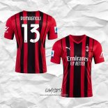 Primera Camiseta AC Milan Jugador Romagnoli 2021-2022