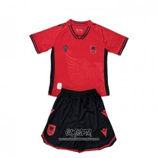 Primera Camiseta Albania 2025-2026 Nino