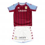 Primera Camiseta Aston Villa 2021-2022 Nino