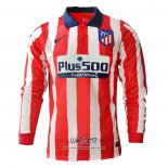 Primera Camiseta Atletico Madrid 2020-2021 Manga Larga