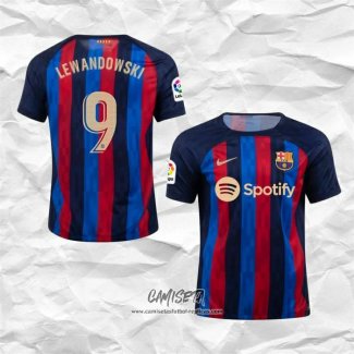 Primera Camiseta Barcelona Jugador Lewandowski 2022-2023