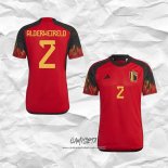 Primera Camiseta Belgica Jugador Alderweireld 2022