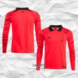 Primera Camiseta Corea del Sur 2022 Manga Larga